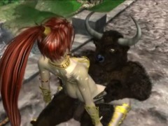 Sexy 3d Anime Monster Fucked In The Forest