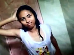 Desi School Girl Fucking With Fan In Toilet