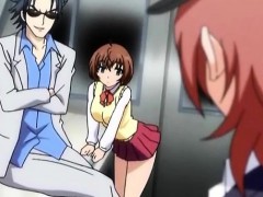 Hentai Train Conductor Masturbating Gets Cunt Fucked Hard