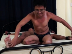 Asian Boy Javey Tickled Silly By Ricky