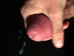 HD Close up jacking my cock with squirting cumshot