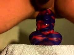 Anal Fun with Flint the Bad Dragon Amateur Gay Fisting Vide