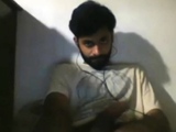 Big-Cock Indian Guy Jerks Off on Webcam